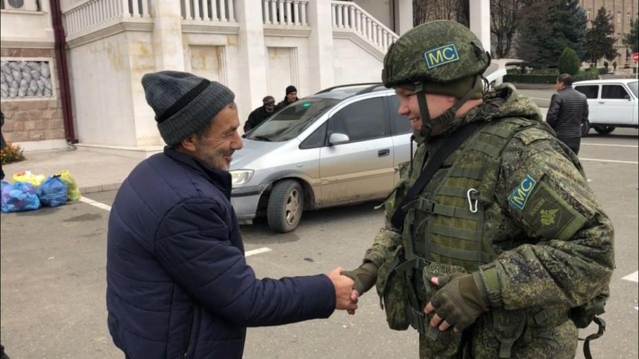 Российские миротворцы охраняют мирное население