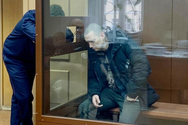 Андрей Кайль (справа), обвиняемый в убийстве на национальной почве
