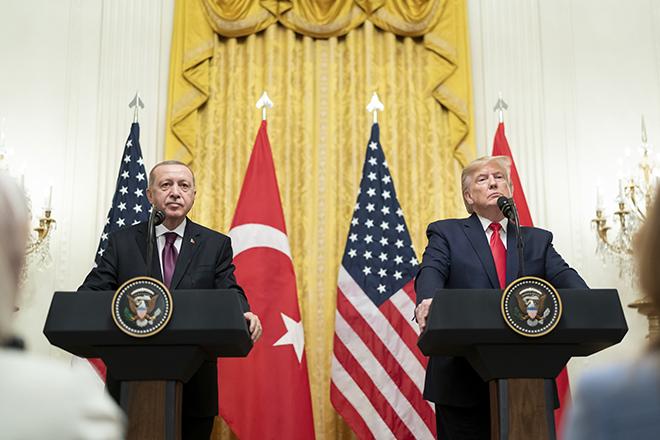 Реджеп Тайип Эрдоган и Дональд Трамп
