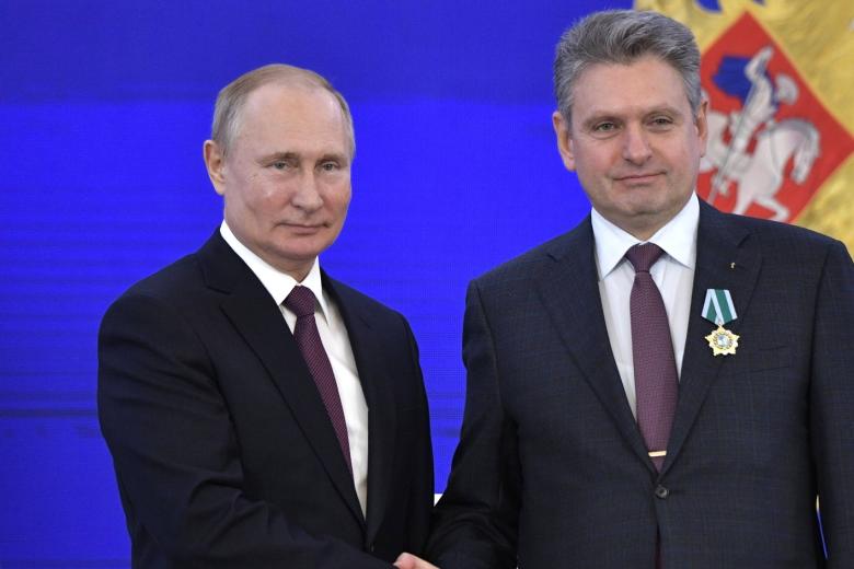 Владимир Путин и Николай Малинов