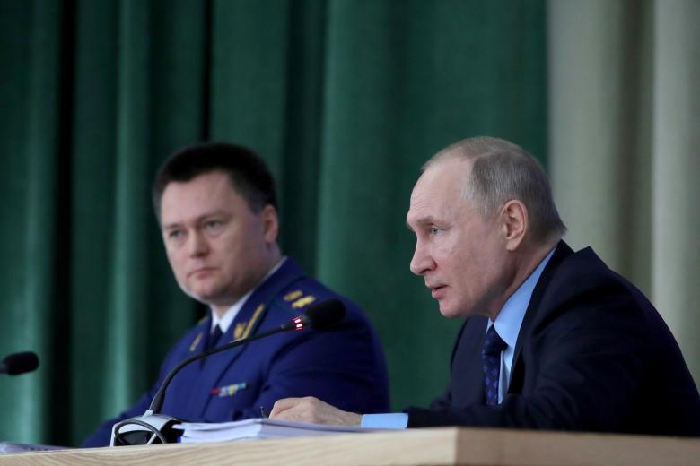 Игорь Краснов и Владимир Путин