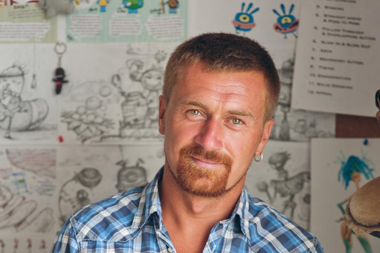 Российский мультипликатор Павел Мунтян
