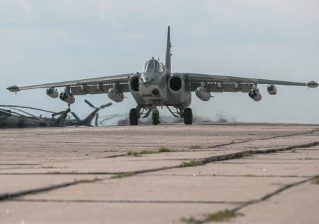 Российские штурмовики Су-25СМ перебазированы в Белоруссию для учений