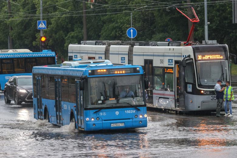 Ливень в Москве 28 июня 2021 года