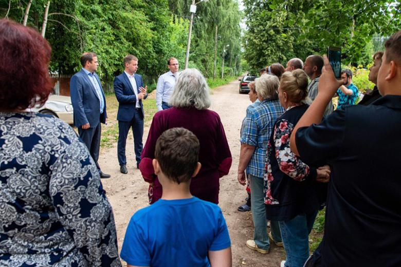 Глава Балашихи на встрече с жителями микрорайона Салтыковка