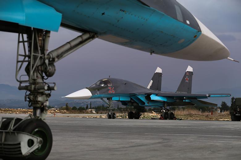 Авиабаза ВС РФ Хмеймим в Сирии