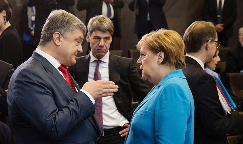 Петр Порошенко и Ангела Меркель
