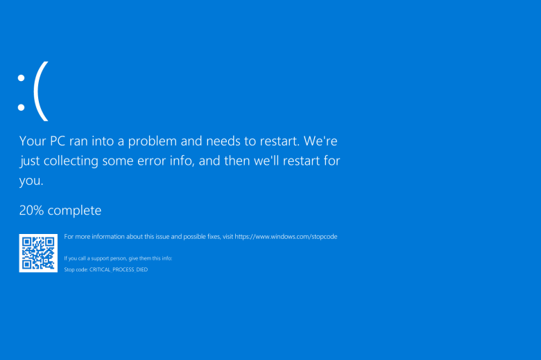 «Синий экран смерти» в Windows 10
