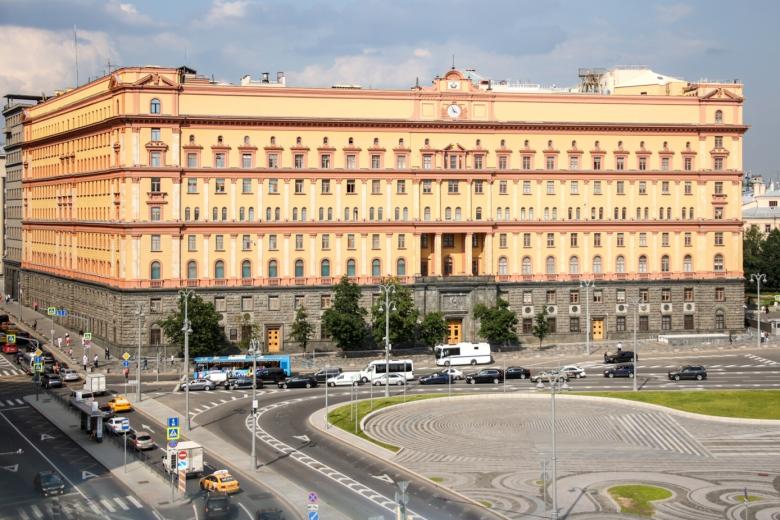 Здание Федеральной службы безопасности на Лубянской площади в Москве