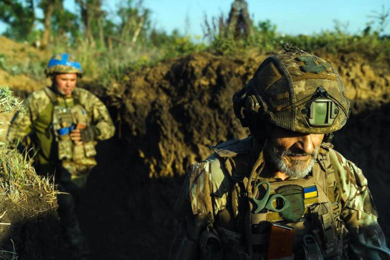 Солдаты ВСУ в зоне боевых действий