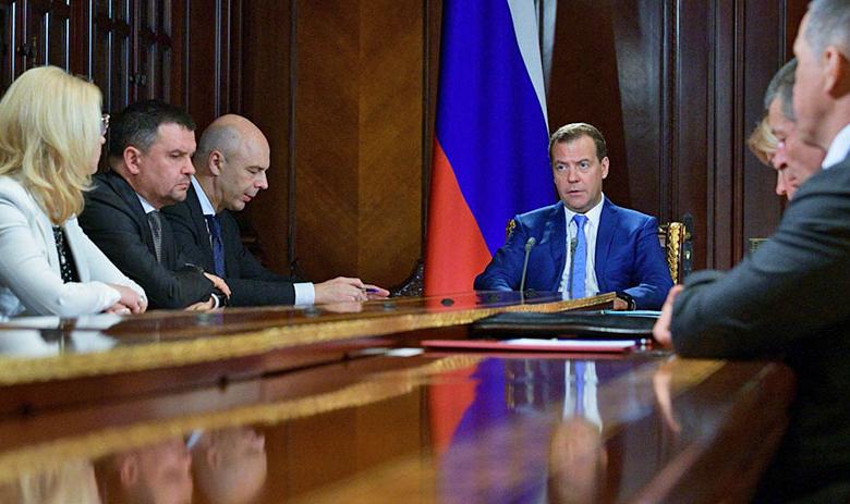 Премьер-министр России Дмитрий Медведев