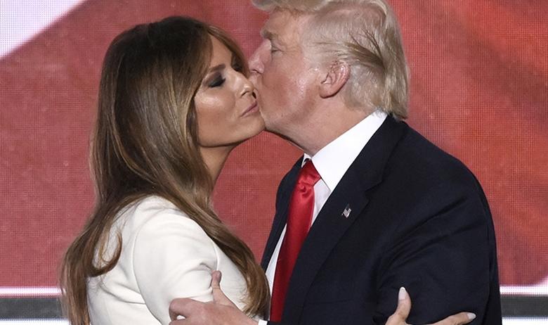 Меланья и Дональд Трамп