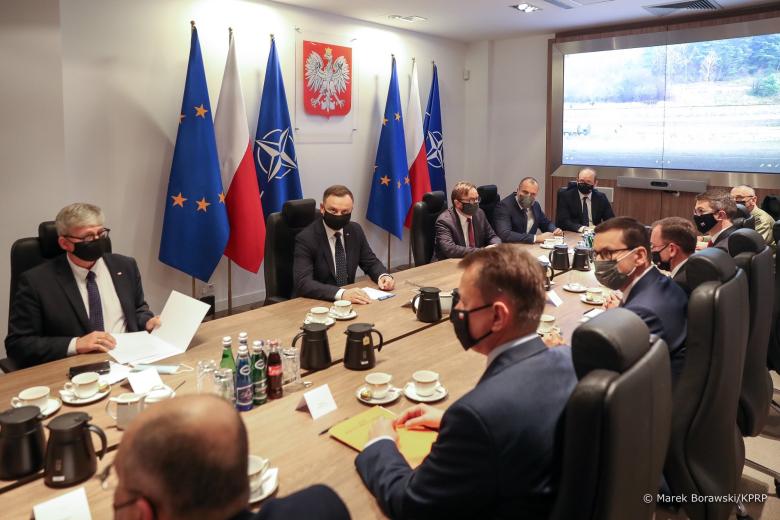 Совещание по ситуации на польско-белорусской границе