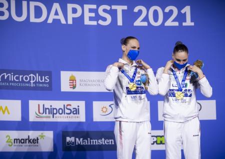 Россиянки взяли пятое золото на чемпионате Европы по синхронному плаванию