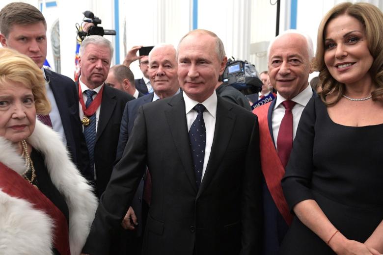 Татьяна Доронина и Владимир Путин