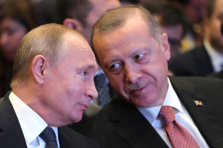 Владимир Путин и Реджеп Тайип Эрдоган