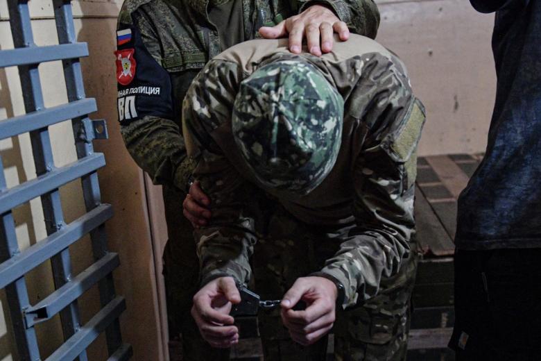 Украинский военнопленный в Запорожской области