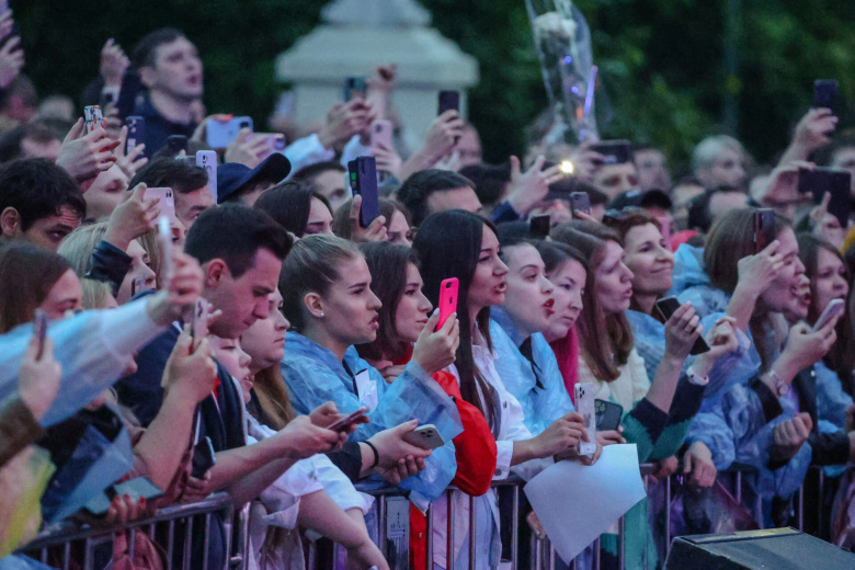 Зрители во время концерта