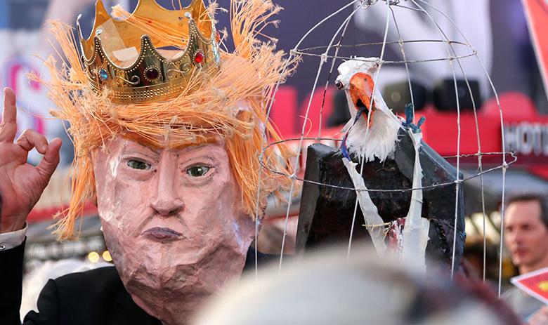 Протесты против Дональда Трампа в Нью-Йорке