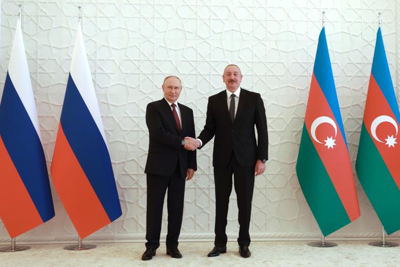 Владимир Путин и Ильхам Алиев