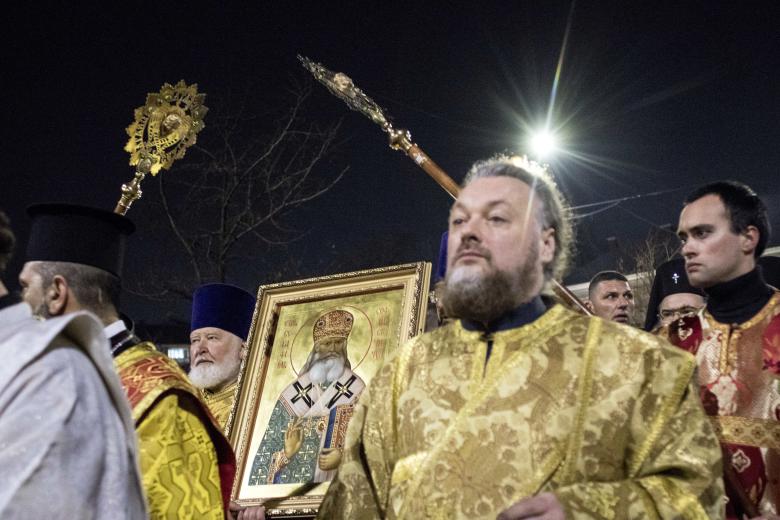 Крестный ход в честь канонизации русского архиепископа Серафима в Софии