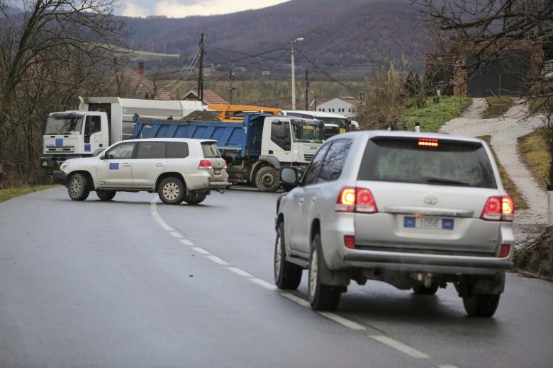 Ситуация в деревне Рударе на севере Косова