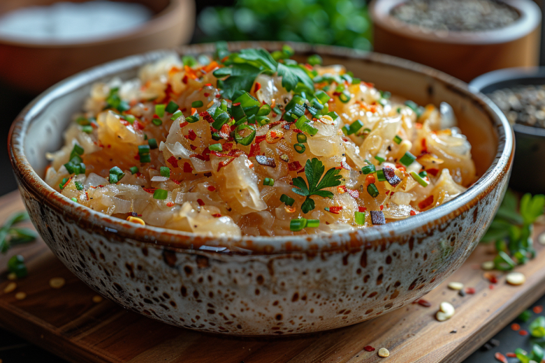 Квашеная капуста с луком