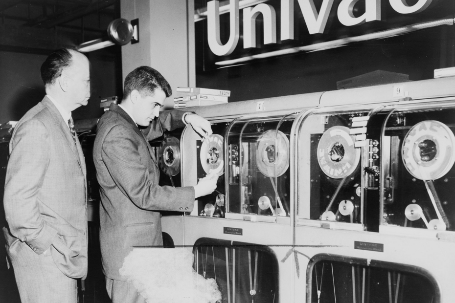 Фотография компьютера Univac, 1959 год