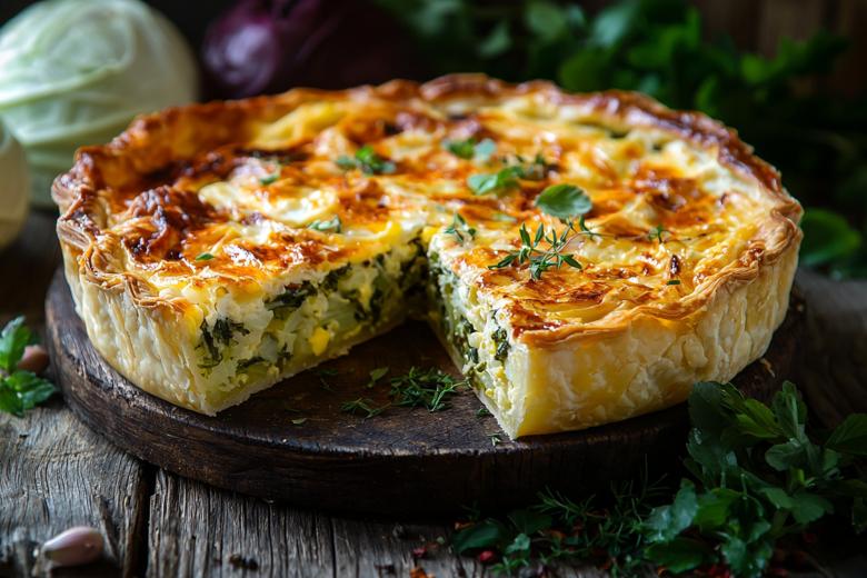 Готовим заливной пирог на сметане: рецепт с капустой и яйцами