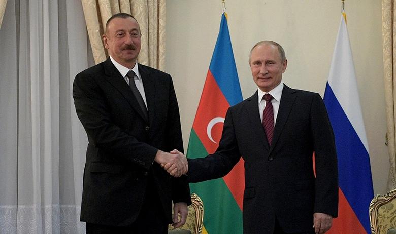Ильхам Алиев и Владимир Путин