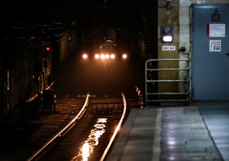 На зеленой ветке метро в Москве пассажир упал на рельсы