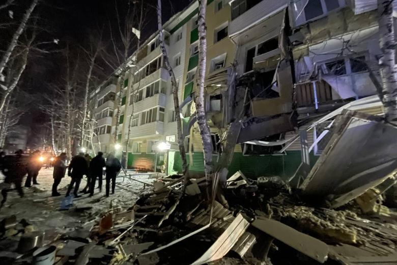 Взрыв газа в многоэтажном жилом доме в Нижневартовске