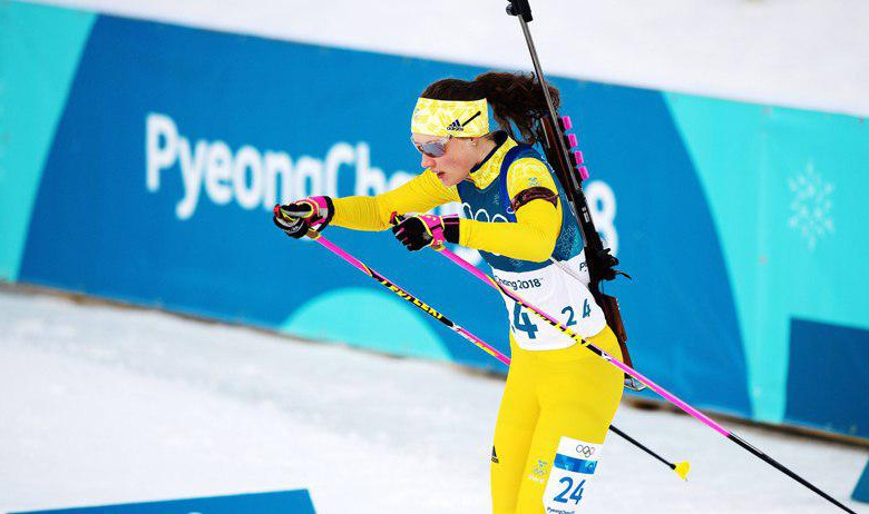 Биатлонистка Анна Оберг