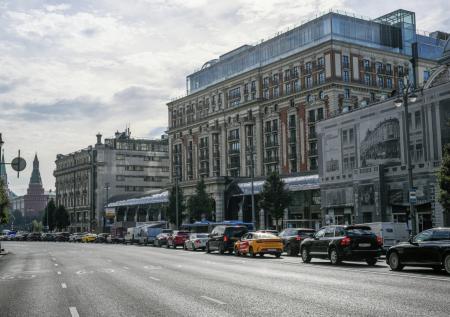 Задымление заметили в отеле рядом с Кремлем