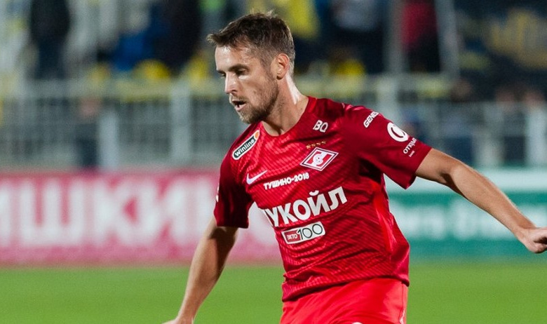 Защитник московского «Спартака» Дмитрий Комбаров