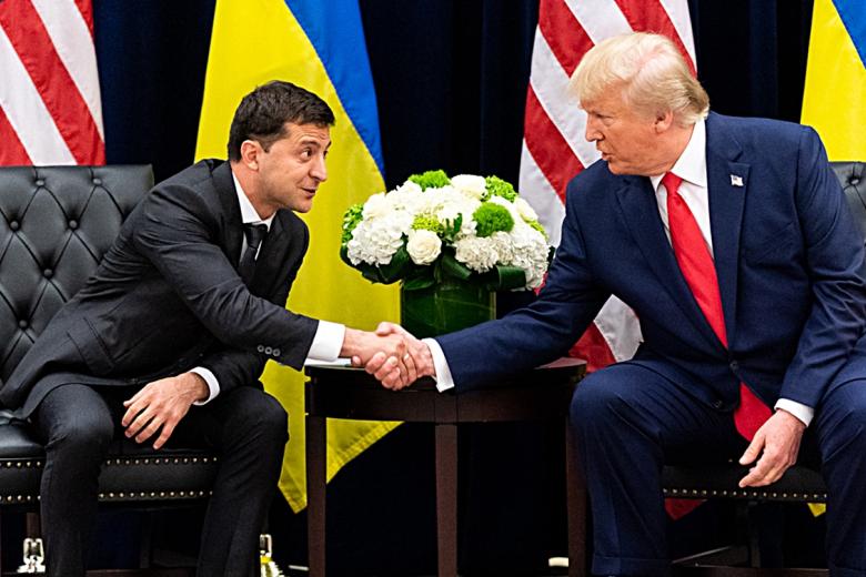 Владимир Зеленский и Дональд Трамп
