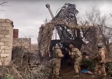 Артиллеристы ЦВО обстреляли позиции ВСУ агитлистовками