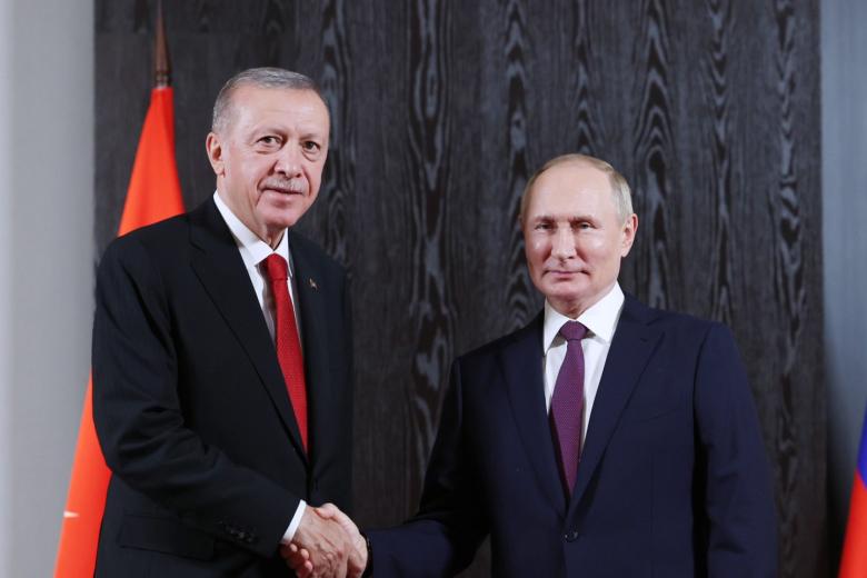 Реджеп Эрдоган и Владимир Путин