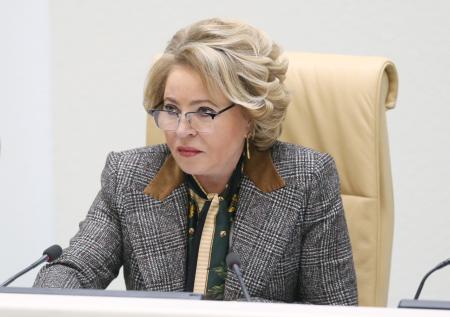 Матвиенко переизбрали председателем Совета Федерации