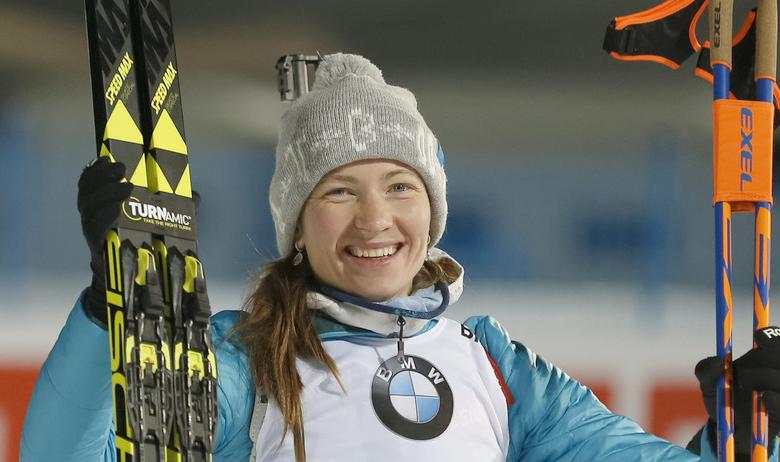Олимпийская чемпионка, биатлонистка Дарья Домрачева