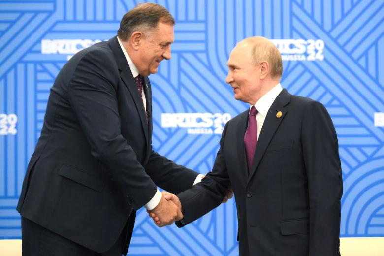 Владимир Путин и Милорад Додик