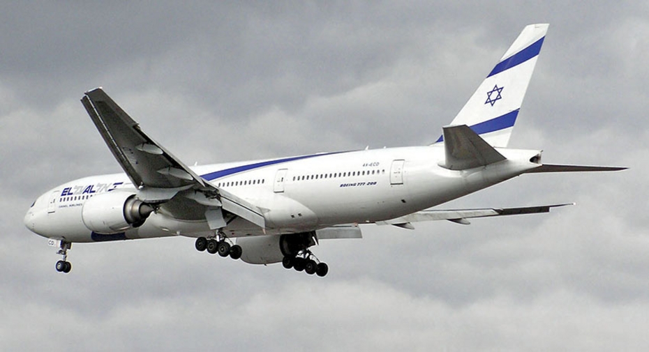 Boeing 777-200 израильской авиакомпании El Al 