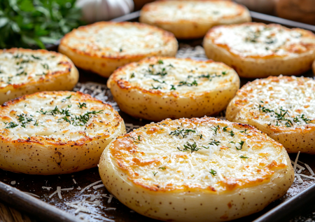 «Мятая» картошка с зеленью, чесноком и сыром! Обалденное блюдо за копейки