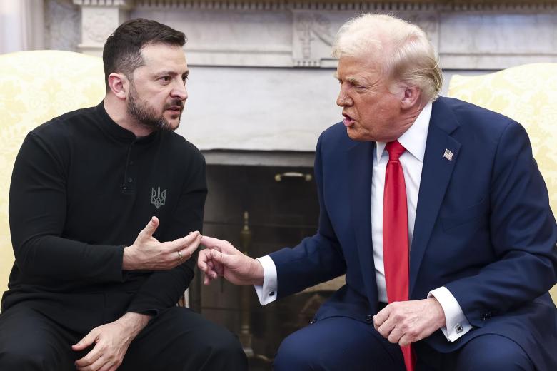 Дональ Трамп и Владимир Зеленский