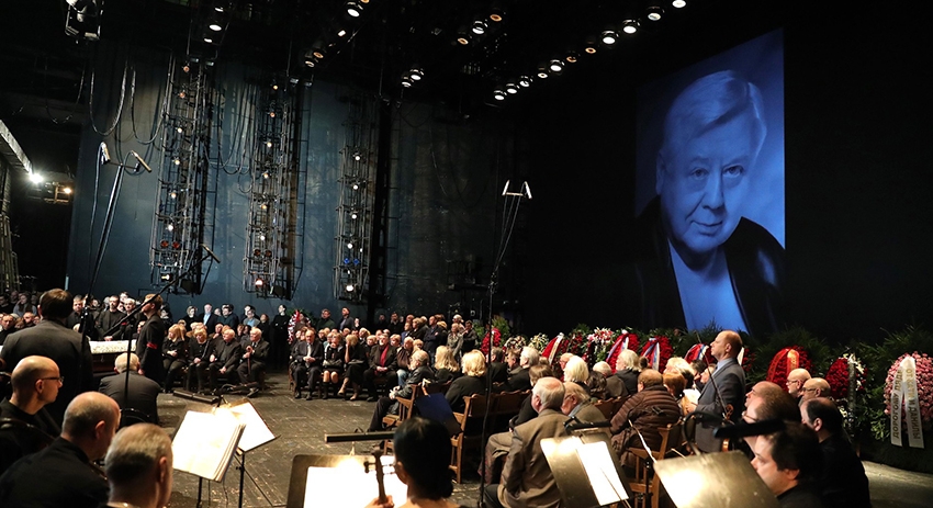 Церемония прощания с актёром и режиссёром Олегом Табаковым