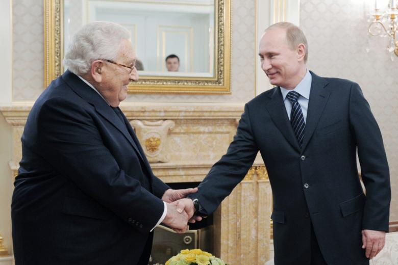  Генри Киссинджер и Владимир Путин