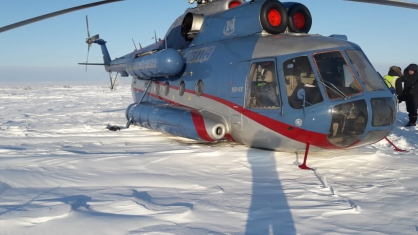 Причиной вынужденной посадки Ми-8 на Таймыре стала поломка редуктора