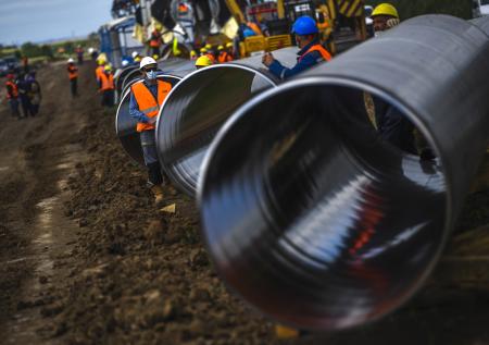 Строительство газопровода «Балканский поток» завершили в Болгарии