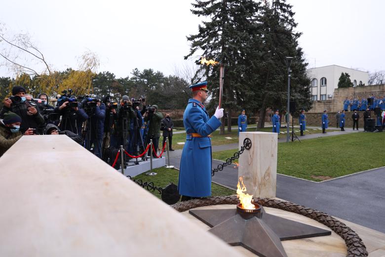 Вечный огонь в Белграде
