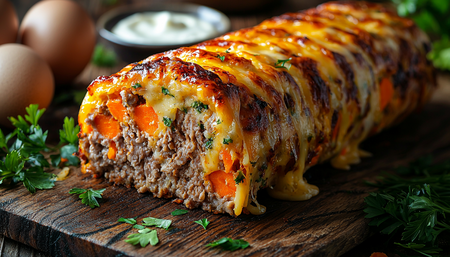 Разрезаешь, а там... Мясной рулет-сюрприз: внутри необычная начинка!